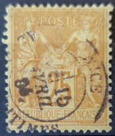 FRANCE - Canceled - YT 92 - 25c - 1876-1898 Sage (Type II)