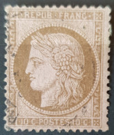 FRANCE - Canceled - YT 58 Mi 49 - 10c - 1871-1875 Ceres