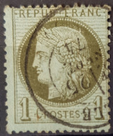 FRANCE - Canceled - YT 50 Mi 45 - 1c - 1871-1875 Ceres