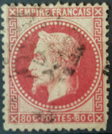 FRANCE - Canceled - YT 32 Mi 31 - 80c - 1863-1870 Napoléon III Lauré