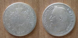 France 2 Francs 1867 Argent Silver Coin Napoleon 3 Empereur Que Prix + Port Roi Cent Paypal Bitcoin OK - I. 2 Francos
