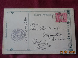 Carte De 1909 De Tokyo à Destination De Java - Lettres & Documents