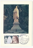 MONACO -  Carte Maximum "Sainte Thérèse De Lisieux" - 30/04/1973 - Cartes-Maximum (CM)