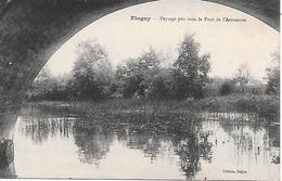 FLOGNY - ( 89 ) - Paysage Sous Le Pont De L'armançon - Flogny La Chapelle