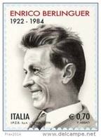 REPUBBLICA ITALIANA - ITALY - ANNO 2014 - POLITICA PARTITO COMUNISTA ITALIANO ENRICO BERLINGUER -  NUOVI  MNH ** - Other & Unclassified