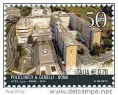 REPUBBLICA ITALIANA - ITALY - ANNO 2014 - MEDICINA OSPEDALE POLICLINICO GEMELLI ROMA -  NUOVI  MNH ** - Sonstige & Ohne Zuordnung