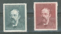 Bohmen Und Mahren 138 - 139 MH * (1944) - Unused Stamps