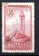 Sello  Nº 35  (catalogo Yvert)  Andorra Francesa - Used Stamps