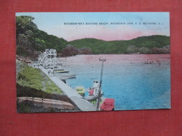 Buckenmyer's Bathing Beach  Mountain Lake Belvidere  New Jersey >       -ref    3571 - Elizabeth