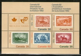 CANADA 1982 EXPO PHILATELIQUE  Yvert N°B3  NEUF MNH** - Blocks & Sheetlets