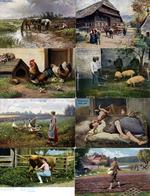 Landwirtschaft Bäuerliches Leben Partie Mit Circa 500 Ansichtskarten 1900 Bis 1930 I-II Paysans - Exposiciones