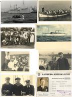 Marine WK II Kreuzfahrtschiff Oceana HAPAG Kompl. Foto U. Ansichtskarten Nachlaß Des 1. Bootsmannes Johannes Ebeling Ges - Krieg