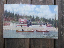 CPA CANADA LAKE LOUISE HOTEL NEAR LAGGAN ALBA - Lake Louise