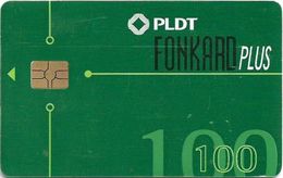 Philippines - PLDT (Chip) - Green Generic - Exp.30.09.2002, Chip Gem Red, Cn. GTD, 100₱, Used - Philippines