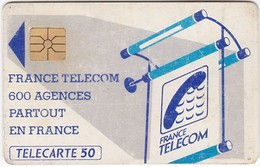 TC078 TÉLÉCARTE 50 - FRANCE TELECOM - 600 AGENCES PARTOUT EN FRANCE - Telecom