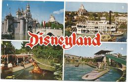 W4355 Disneyland - Sleeping Beauty's Castle - Mark Twain - Jungle Cruise - Submarine Ride / Viaggiata 1962 - Disneyland