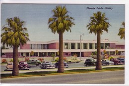 Phoenix Public Library, Phoenix, Arizona ! 1940's Cars ! - Phönix