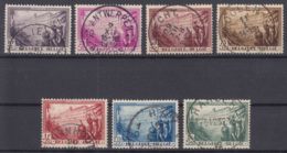 Belgium 1932 TBC Mi#347-353 COB#356-362 Used, Very Nice Cancels - Usati