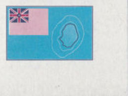 TUVALU 1986 Niue Flag Map Islands 40c CORNER.ERROR:CMY:no Blk. (PROOF) - Inseln