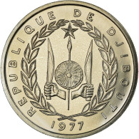 Monnaie, Djibouti, 100 Francs, 1977, SPL, Cupro-nickel, KM:E7 - Gibuti