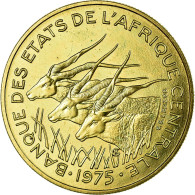 Monnaie, États De L'Afrique Centrale, 25 Francs, 1975, Paris, ESSAI, SUP+ - Camerun