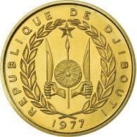 Monnaie, Djibouti, 20 Francs, 1977, Paris, ESSAI, FDC, Aluminum-Bronze, KM:E5 - Djibouti