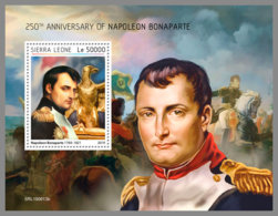 SIERRA LEONE 2019 MNH Napoleon Bonaparte S/S - IMPERFORATED - DH1933 - Franz. Revolution