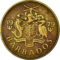 Monnaie, Barbados, 5 Cents, 1979, Franklin Mint, TTB, Laiton, KM:11 - Barbados