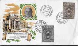 VATICANO - 1960 - PRIMO SINODO DIOCESANO - 29.02.1960 - SU BUSTA F.D.C. - NON VIAGGIATA - FDC