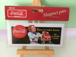 Plaque Magnet Pin - Coca-Cola - Neuf - Autres & Non Classés