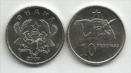 Ghana 10 Pesewas 2007. UNC - Ghana