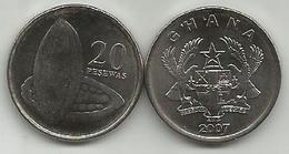 Ghana 20 Pesewas 2007. UNC - Ghana