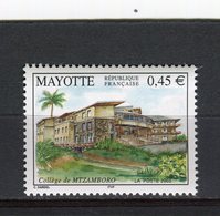 MAYOTTE - Y&T N° 146** - MNH - Collège De Mtzamboro - Luftpost