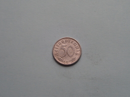 1935 D - 50 REICHSPFENNIG / KM 87 ( For Grade, Please See Photo ) !! - 50 Reichspfennig