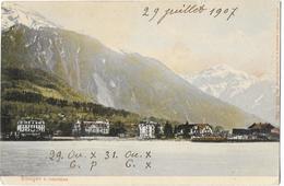 BÖNIGEN: Seeansicht, Coloriert 1907 - Bönigen