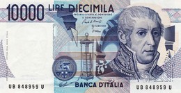 ITALY 10000 LIRE 1984 P-112a UNC "free Shipping Via Registered Air Mail" - 10000 Lire