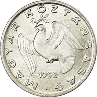 Monnaie, Hongrie, 10 Filler, 1992, Budapest, TTB, Aluminium, KM:675 - Hongrie