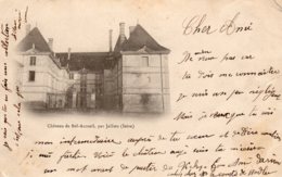 CPA   38   CHATEAU DE BEL-ACCUEIL, PAR JALLIEU ( ISERE )---1903 - Jallieu