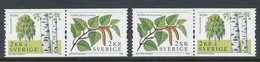 Sweden 2008 Facit #  2648-2649. Swedish Trees, SX Pairs With Control # On Back MNH (**) - Ungebraucht