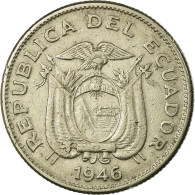 Monnaie, Équateur, Sucre, Un, 1946, TB+, Nickel, KM:78.2 - Ecuador