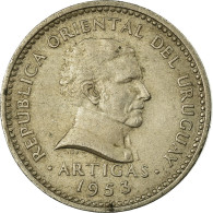 Monnaie, Uruguay, 10 Centesimos, 1953, Uruguay Mint, TB+, Copper-nickel, KM:35 - Uruguay
