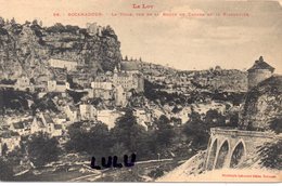DEPT 46 : édit. L F N° 96 : Rocamadour La Ville Vue De La Route De Cahors Et Le Pigeonnier - Rocamadour