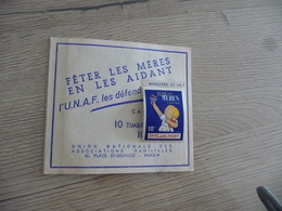 Carnet Incomplet Commémoratif Fête Des Mères U.N.A.F  04/0/1950 - Commémoratifs