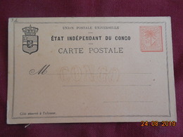 Entier Postal Du Congo Belge - 1884-1894