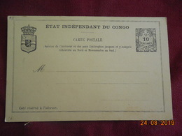 Entier Postal Du Congo Belge - 1884-1894