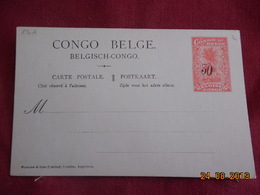 Entier Postal Du Congo Belge Surchargé - Cartas & Documentos