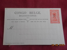 Entier Postal Du Congo Belge Surchargé Avec Reponse Payée - Lettres & Documents