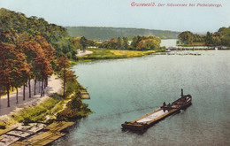 Grunewald (Berlin) * Stössensee Bei Picheisberge, Schiffe, Photochromie * Deutschland * AK205 - Grunewald