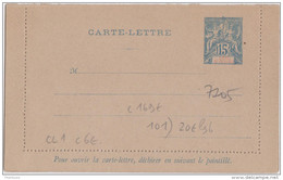 Entier Carte Lettre Type Groupe 15ct Bleu Cote D'ivoire - Cartas & Documentos