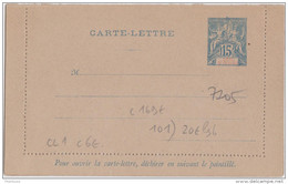 Entier Carte Lettre Type Groupe 15ct Bleu Cote D'ivoire - Covers & Documents